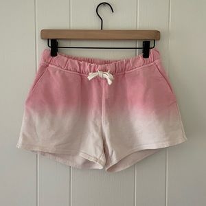 J. Crew Dip-Dye Ombré Sweatpants Shorts